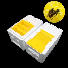 1 шт. пенопластовый улей коробка для сбора урожая улей Король Королева опыление Пчеловодство вязка копуляции вязка размножение разведение пчел инструменты