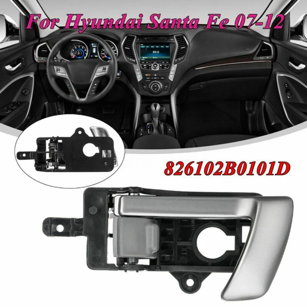 Автомобильная дверная ручка левая сторона внутренняя для hyundai Santa Fe 2007-2012 авто внутренняя дверная ручка автомобильные аксессуары