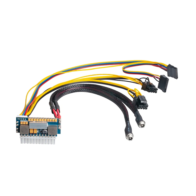 RGEEK 450W 24핀 12V DC 입력, 최대 450W 출력, Realan 미니 ITX 피코 PSU DC ATX PC 스위치 DC-DC ATX 컴퓨터용 전원 공급 장치