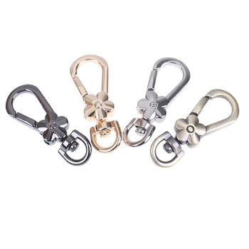 

Handbags Clasps Bag Accessories Handle Flower Lobster Metal Clasps Swivel Trigger Clips Snap Hooks Bag Key Rings Keychains HOT