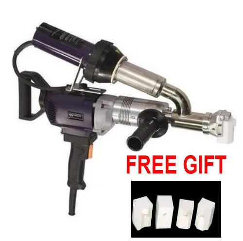 

WELDY Handheld Plastic Extrusion Welding Machine kit Hot Air Plastic Welder Gun Vinyl Weld Extrusion Welder EX2