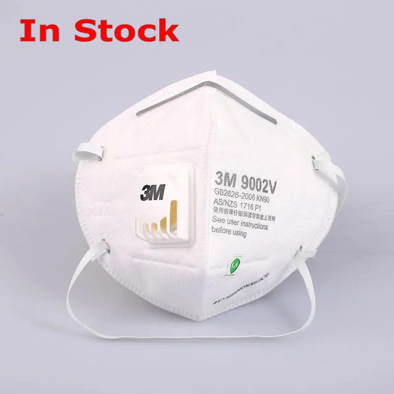 

3M 9002V+ Masks PM2.5 KN95 Anti Virus Anti Flu FFP3 Head Band Update Particulate Respirator Dust Mask Breathable Mask