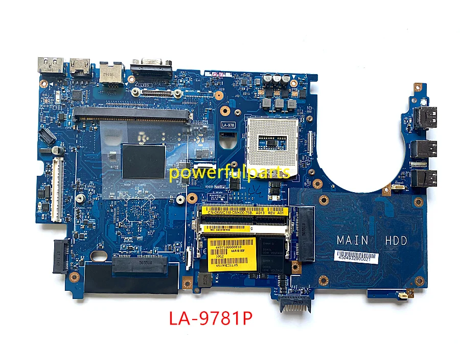 Новинка 100% материнская плата для ноутбука DELL Precision M6800 модель 10 LA-9781P 0XWC1M CN-0XWC1M DDR3