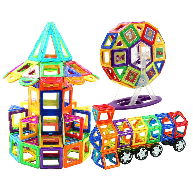 

Big 22-27pc Size Magnetic Constructor Set Model Boys Girls Toy Regular Magnets Magnetic Designer For Children Kids Gifts