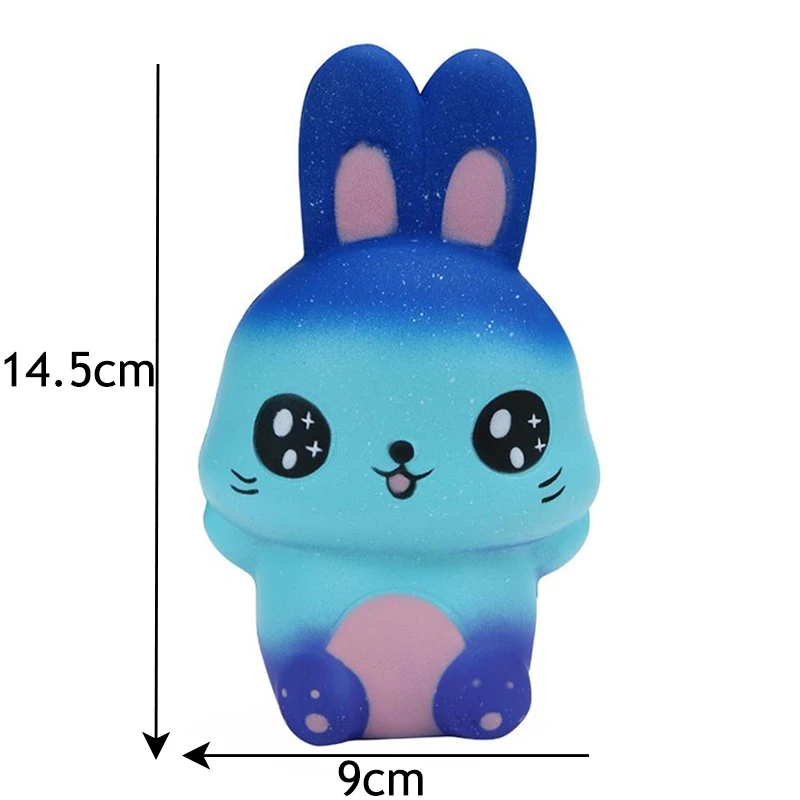 Kawaii Squishy Toys for Kids Starry Rabbit Scented Squeeze Squishy