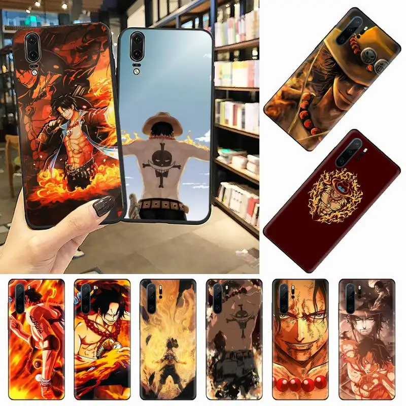 

One Piece Love to death Passionate Phone Case For Huawei honor Mate P 9 10 20 30 40 Pro 10i 7 8 a x Lite nova 5t