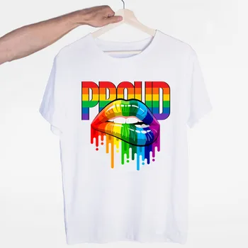 

Pride Lgbt Gay Love Lesbian Rainbow Design Print T-shirts for Man and Women Summer Casual Love Is Love Tee Shirt Unisex Clothes