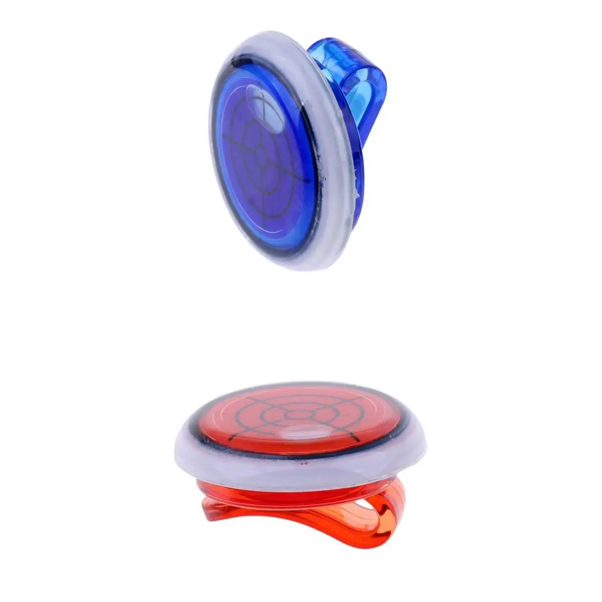 2Pcs Plastic Functional Golf Ball Marker with Hat Clip Golf Accessories