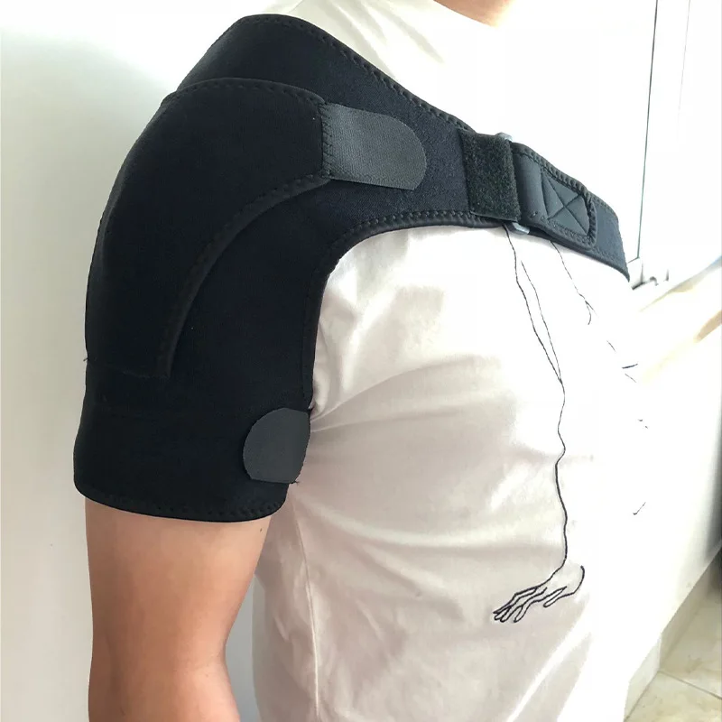 Спортивная защита плеча от травм одно плечо можно отрегулировать защитный реабилитационный теплый плечевой защитный ремень