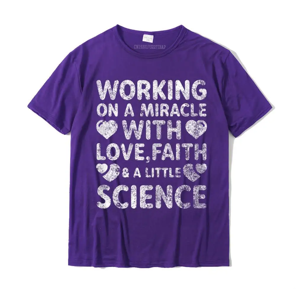 Family Round Neck Top T-shirts Summer Fall Tops & Tees Short Sleeve Brand 100% Cotton Personalized Tops Shirt Classic Adult Womens Positive IVF Support Transfer Day T-Shirt IVF Gift Shirt T-Shirt__MZ17255 purple