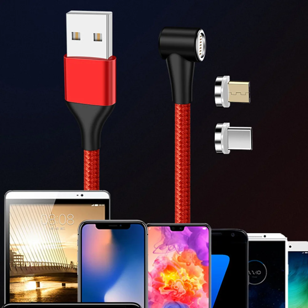 Цифровые кабели Micro usb type-C Магнитный 3 а кабель для быстрой зарядки провод для Android iPhone кабели для зарядного устройства
