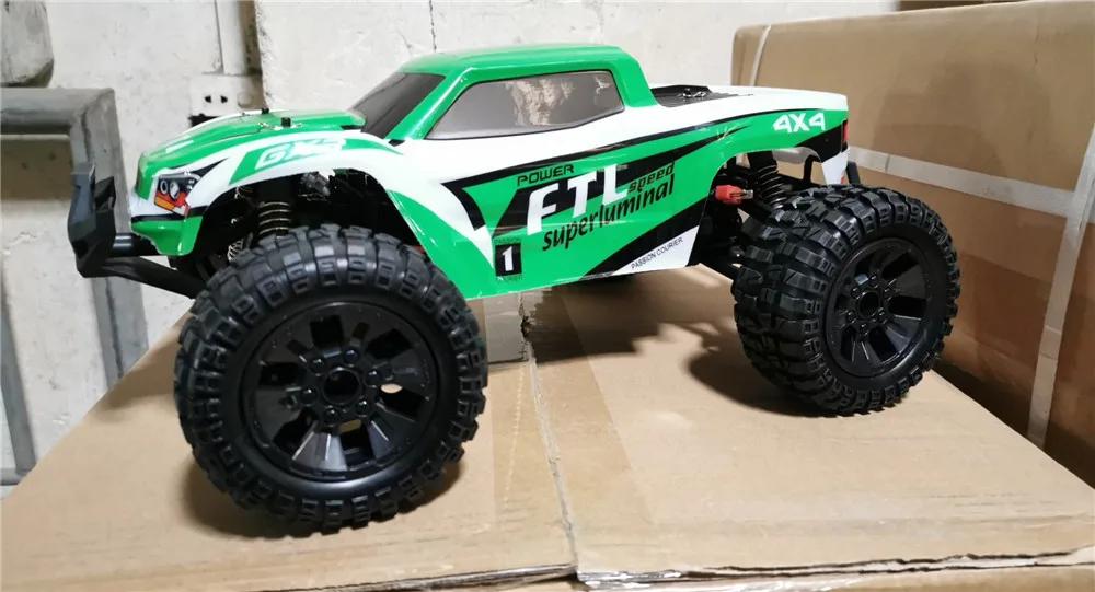 Green HeHengDa Toys H1266A 1/12 2,4G 4WD 42 км/ч RC автомобиль полный пропорциональный автомобиль модель RTR - Цвет: Green