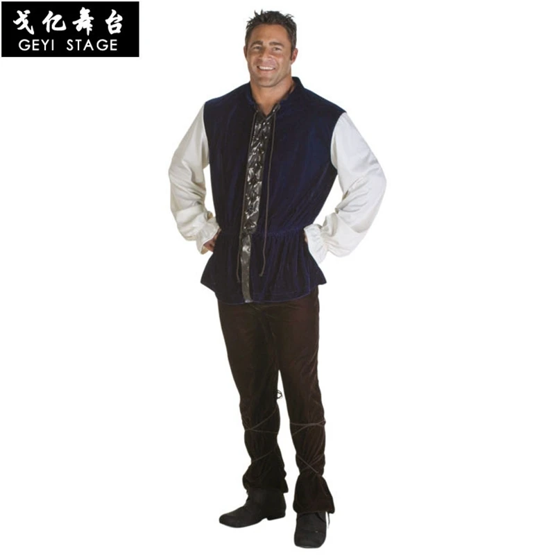 

new Free Shipping Royal nobility receptionist Costumes men Cosplay Halloween for adult Sexy party role play uniform Full Set