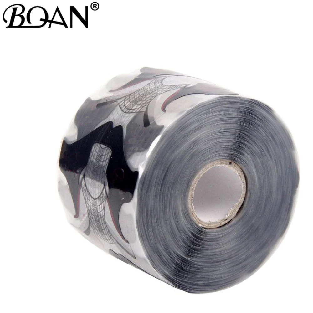 BQAN 50/100/500 шт. дизайн Пластик черные волосы Форма формы для наращивания ногтей советы инструмент для маникюра-моментальный эффект! УФ гель