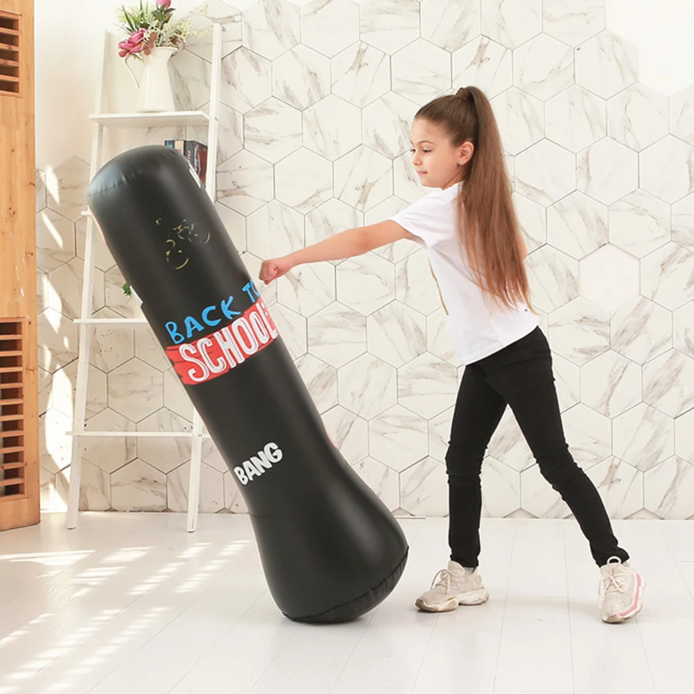 Sac de boxe gonflable pour enfants et adultes, équipement de boxe, sac de  sable, colonne d'entraînement, anti-Stress, 1.2/1.6M - AliExpress