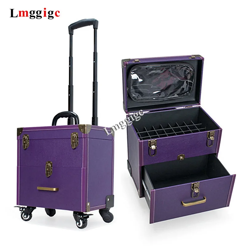 vintage makeup suitcase