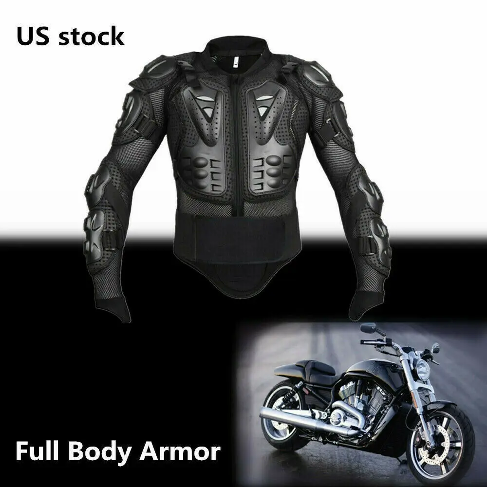 

Motorcycle Jacket Full Body Armor Motocross Jacket Vest Spine Chest Protection Armadura Moto Bike Back Armor S M L XL XXL XXXL