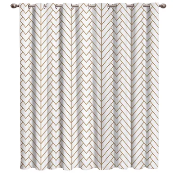 

Arrow Geometric Pattern Room Curtains Large Window Curtain Lights Bathroom Blackout Floral Decor Kids Curtain Panels