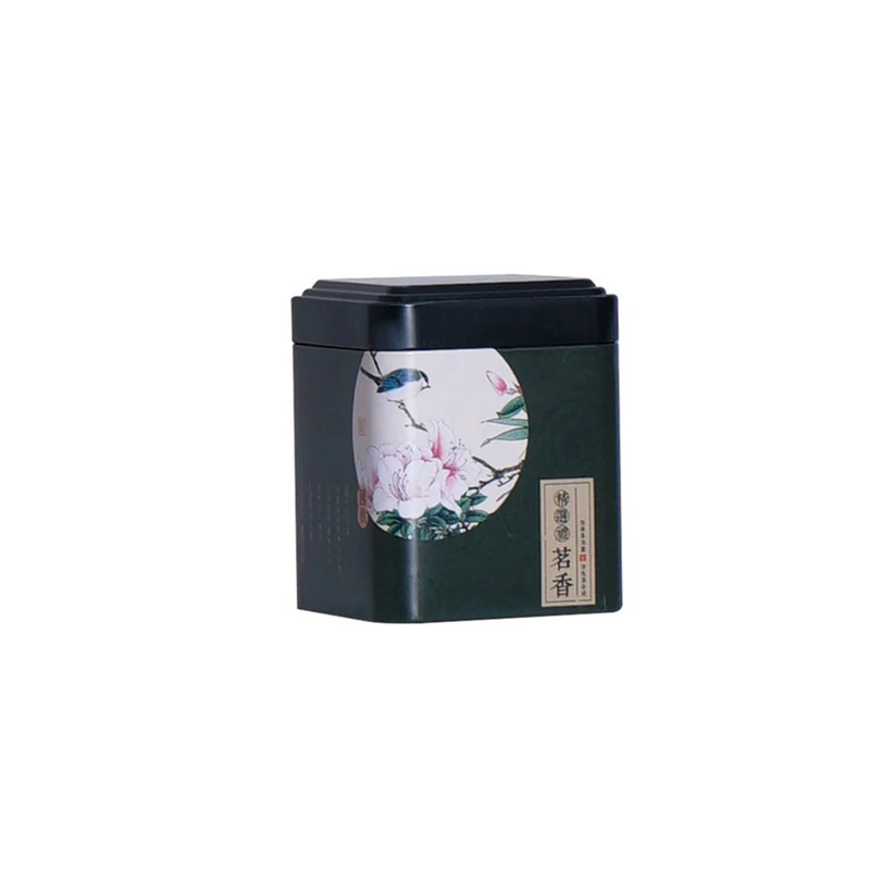 Tea Sealed Box Teaware Storage Container Jar Tin Square Can for Kitchen Coffee Sugar tea tin box tea canister