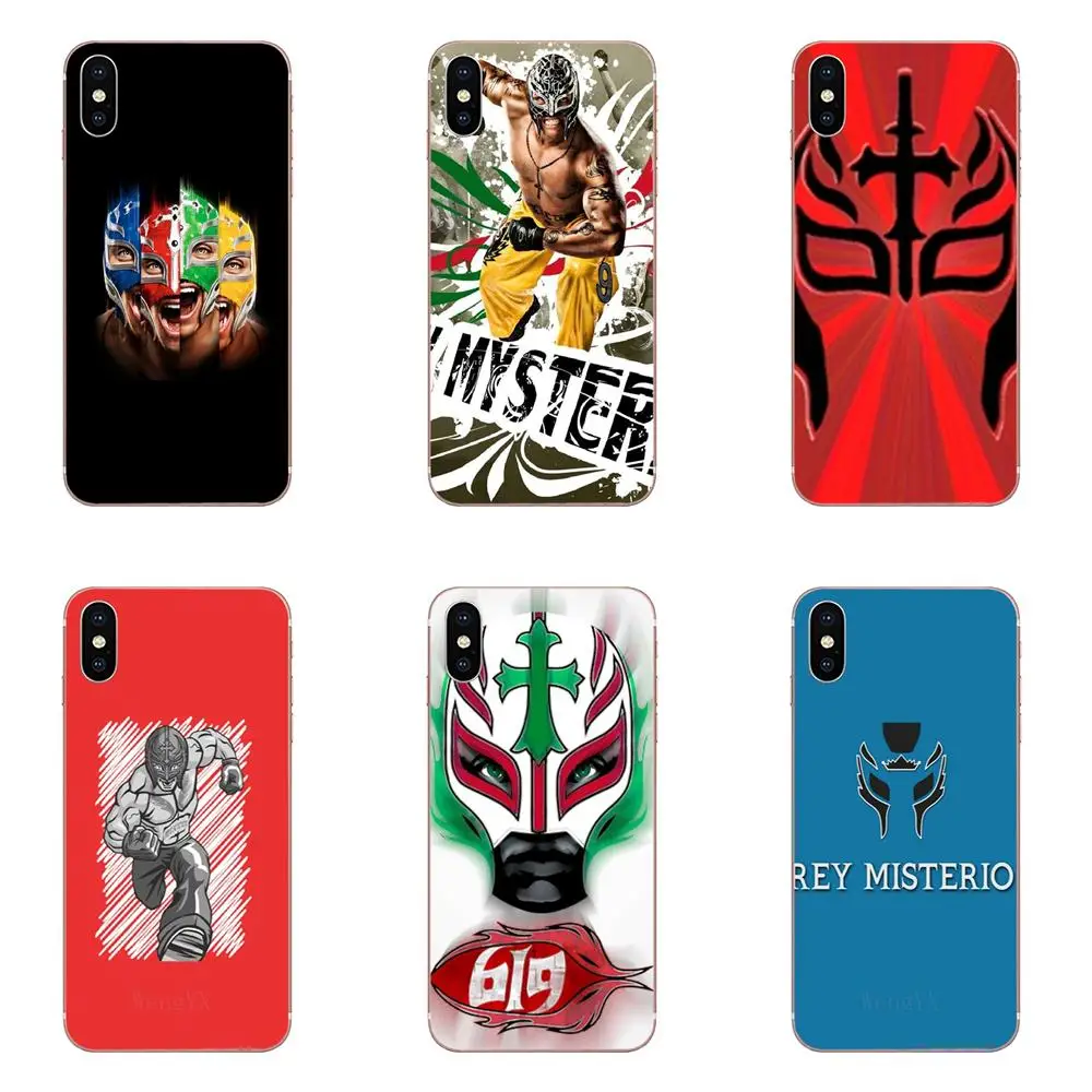 

For Samsung Galaxy Note 5 8 9 S3 S4 S5 S6 S7 S8 S9 S10 5G mini Edge Plus Lite Soft TPU Pattern Case Cover Rey Mysterio