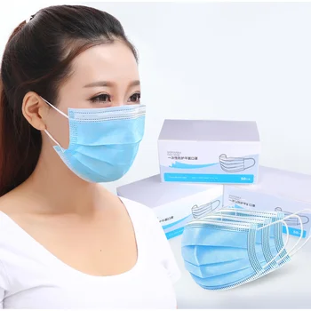 

Mask Disposable Masks Mouth Face Mask Filtration Cotton Bacteria Proof Flu Anti-Dust 3 Filter against Droplet Ship In 48hrs kids