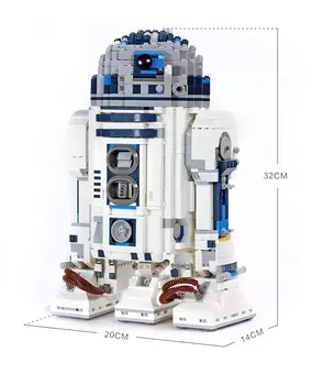 

In stock 05043 Star wars Series R2-D2 Robots Compatible with Iegoinglys 10225 Assembly Building Block Toys Bricks Children Toys