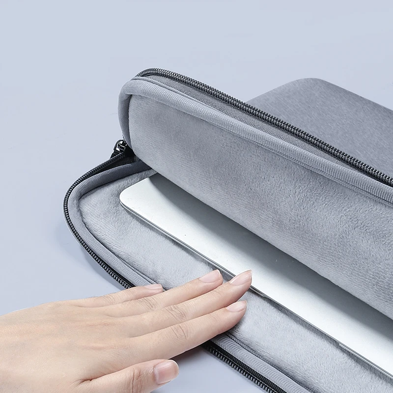 Laptop Case Bolsa 13 14 15.4 15.6 Polegadas Manga de Transporte para Macbook Air Pro m1 Capa de 13.3 Huawei Xiaomi hp Lenovo Shell Acessórios - Imagem 5