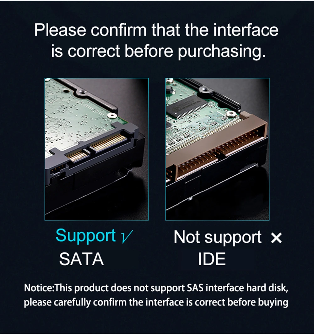 USB 3.0 SATA Adapter Cable with 12V2A Power Supply for 2.5/3.5 Inch HDD/SSD Support Description Image.This Product Can Be Found With The Tag Names Computer Cables Connecting, Computer Peripherals, PC Hardware Cables Adapters, Sata to usb adapter converter