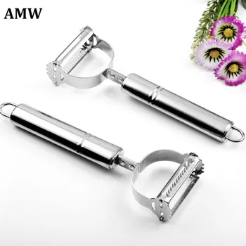 

AMW 2 in1 Stainless Steel Potato Grater Julienne Peeler Kitchen Accessories Vegetables Peeler Double Planing Grater Kitchen Tool