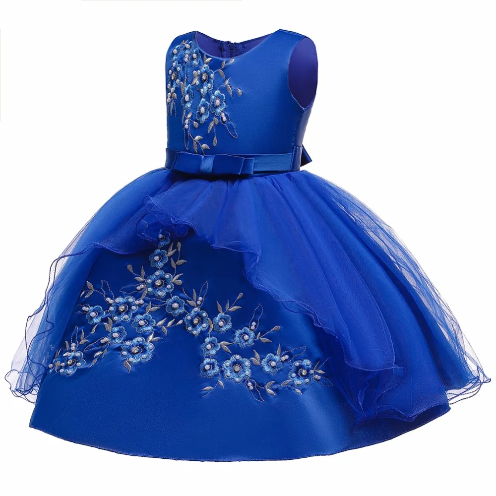 Вечернее платье с вышивкой для новорожденных; платье принцессы без рукавов; вечерние платья в стиле ретро для девочек; фиолетовое платье для маленьких девочек; осеннее детское платье