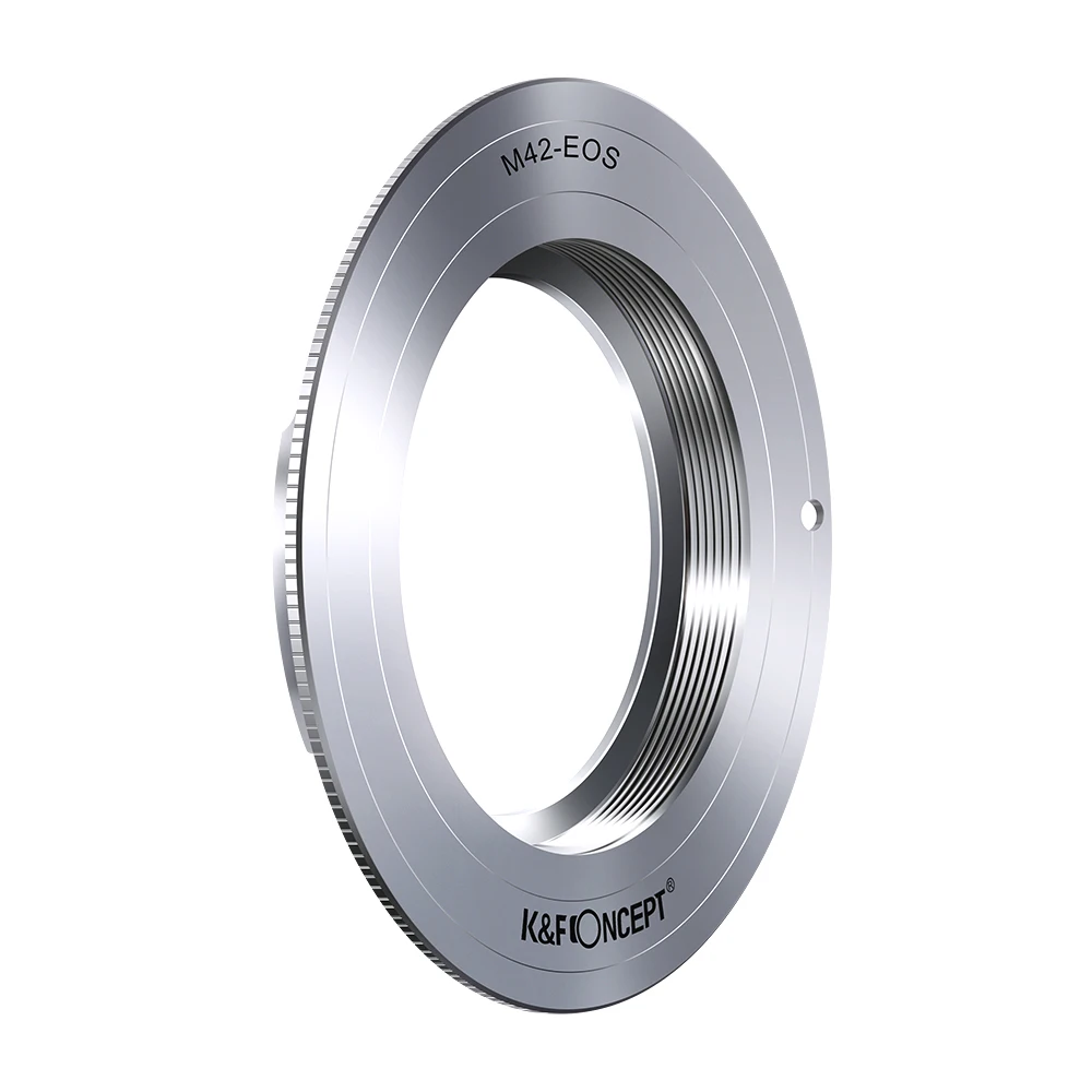 K & F CONCEPT for M42 Lens to EOS EF mount Adapter Ring of Metal подходит для винтовое крепление объектива Canon
