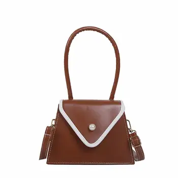 

Women Bag Shoulder Slung Chain Retro Portable Small Square Simple Versatile Trend Literary Fashion H1