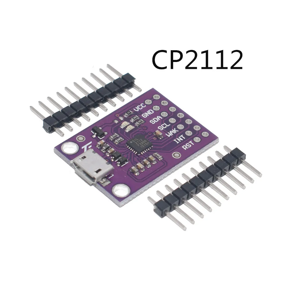 CP2112 плата отладки USB к SMBus I2C коммуникационный модуль 2 0 MicroUSB 2112 оценочный комплект
