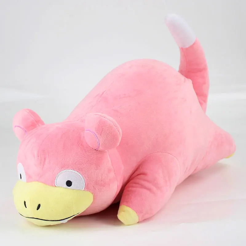 45CM Cute Anime Pink Slowpoke Plush Toys Soft Stuffed Animals pillow Doll birthday Gifts for children