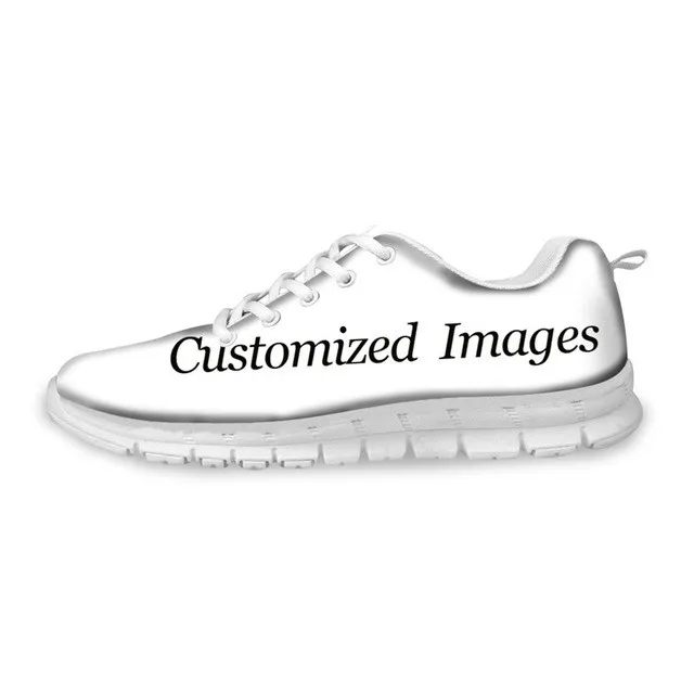 THIKIN Appaloosa/летние кроссовки с цветочным узором в виде лошади; обувь на плоской подошве для медсестры; женские повседневные сетчатые Прогулочные кроссовки на шнуровке; zapatillas mujer - Цвет: Custom-AQ