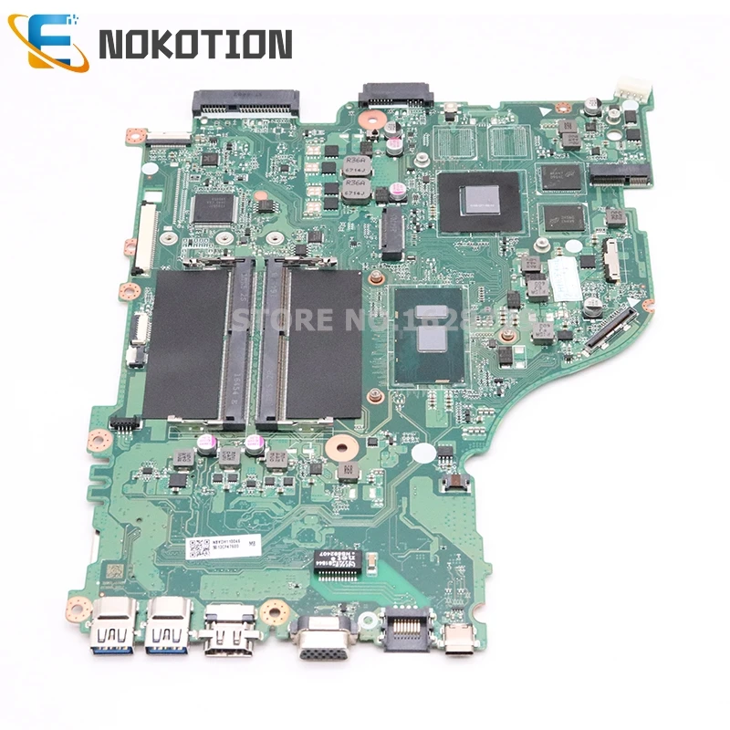 NOKOTION для acer aspire E5-575 E5-575G материнская плата для ноутбука DAZAAMB16E0 NBVDH11004 основная плата SR2EY I5-6200U процессор 940MX GPU