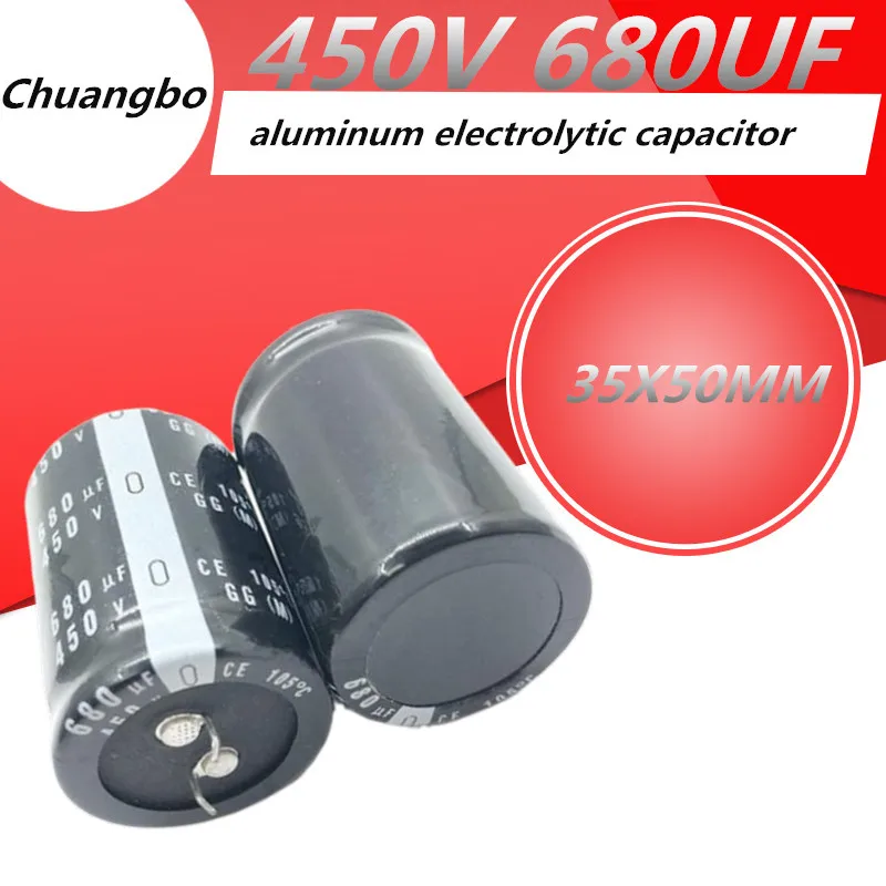 new original 10pcs fs18sm 9 or fs18sm 10 or fs18sm 12 or fs18sm 14a to 3p 18a 450v high speed switching use 2pcs-10pcs 450V680UF Higt quality  aluminum electrolytic capacitor 680UF 450V 35*50MM