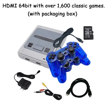 

8 / 64 Bit HDMI / AV TV Video Game Console Handheld Retro Mini Joysticks Over 1000 Classic Games Support Various Devices Gift