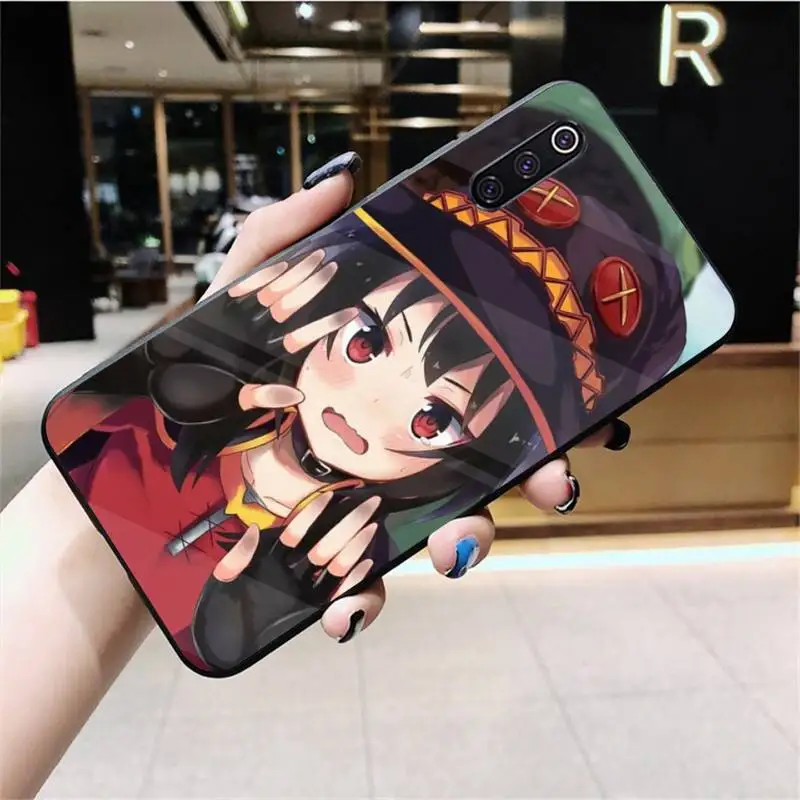 xiaomi leather case hard Konosuba Megumin Luxury Unique Phone Cover for Xiaomi Mi 10 Pro lite Mi9 9SE Pocophone F1 Mi 9T Pro Note 10 lite xiaomi leather case cosmos blue