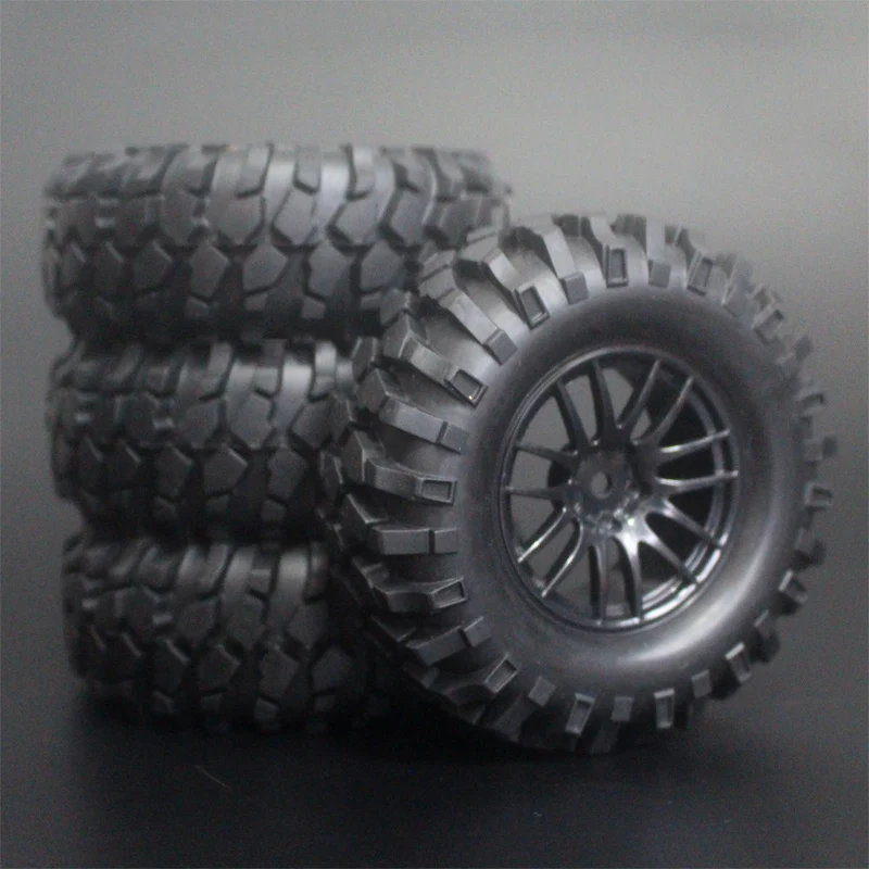 4x1 9 дюйма 96 мм резиновые шины покрытые колесные диски для D90 D110 SCX10 CC01 RC Рок