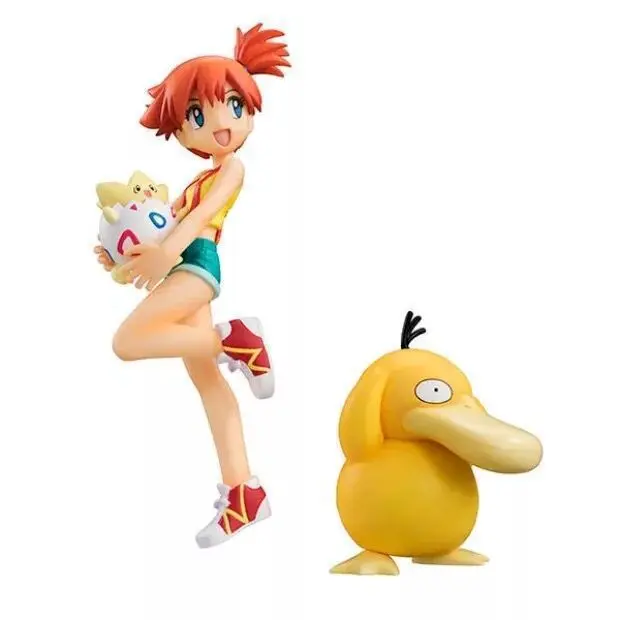 Takara Tomy Pokemon Ash Ketchum Pikachu Misty Psyduck Togepi фигурка игрушки модель игрушки для детей на день рождения Рождественский подарок - Цвет: A