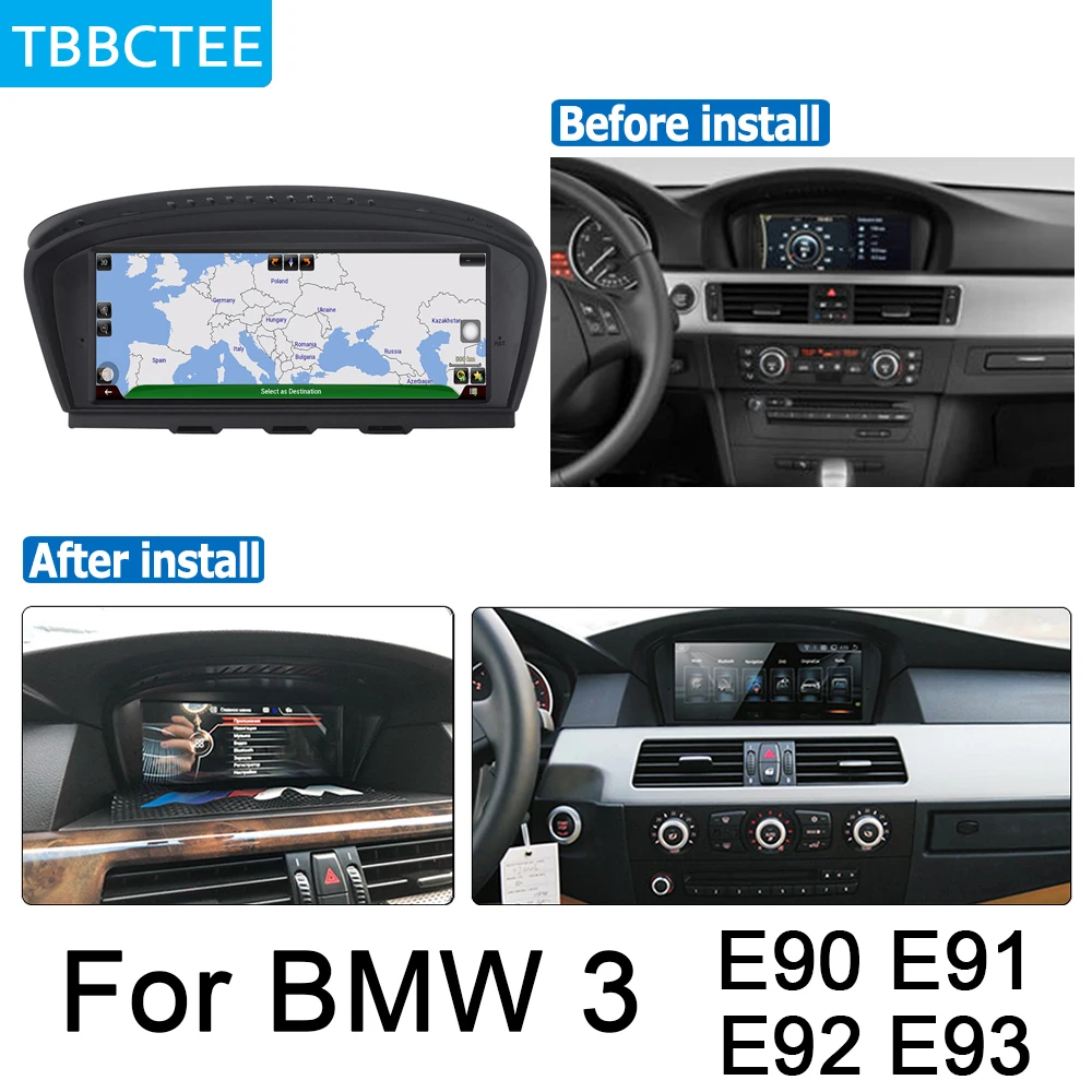 Clearance For BMW 3 E90 E91 E92 E93 2009~2012 CIC Android Car GPS DVD Multimedia Player Original Style HD Touch Screen WIFI Google System 5