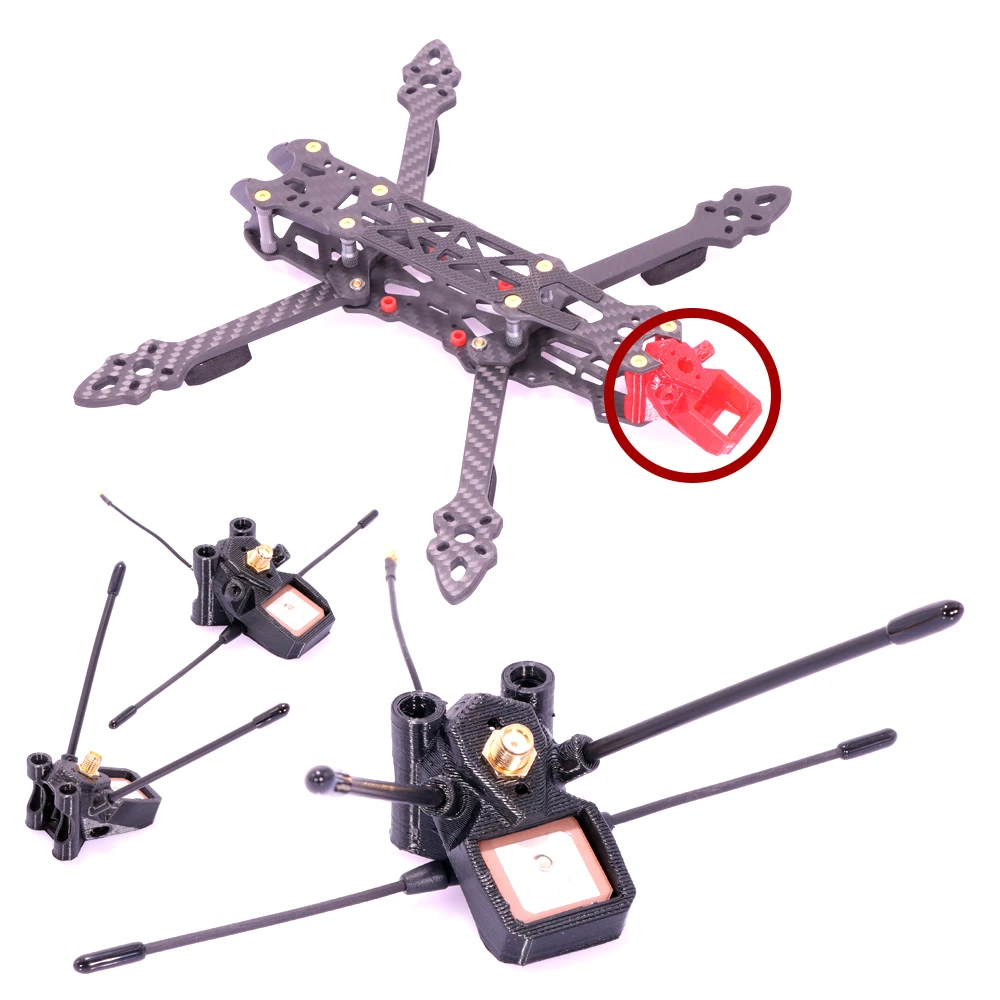 Mark4 Mark 4 Frame RC Drone 3D TPU Printing Printed Parts TBS Crossfire Immortal T V2 BN-180 GPS VTX Antenna Mount Antenna Seat