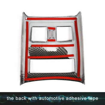 

Carbon Fiber Style Air Outlet Vent Frame Rear Black 1pc Decoration High quality