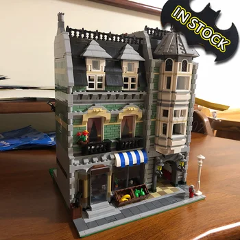 

10185 Creator Green Grocer In Stock 15008 15008B 30005 84008 2462Pcs Street View Model Building Kits Blocks Bricks Education Toy