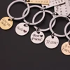 Personalized Custom Calendar Keychain Stainless Steel Key Chain Key Ring Heart Date Engraved Birthday Wedding Anniversary Gift ► Photo 3/6