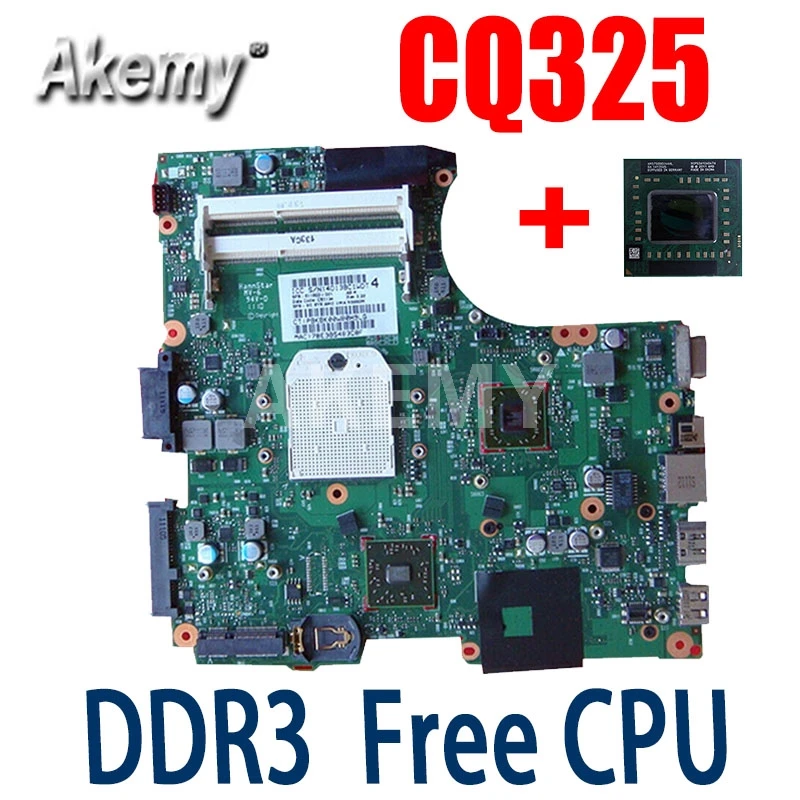 Материнская плата Akemy 611803-001 для ноутбука Hp Compaq 625 325 CQ325 материнская RS880M DDR3 Socket s1 с