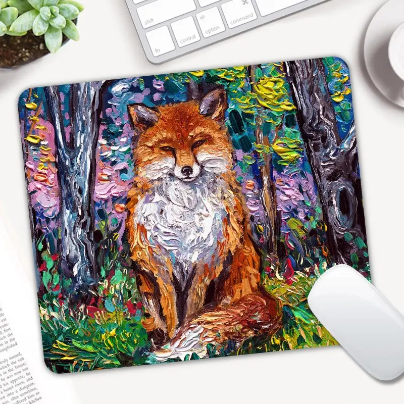 

Animal Fox Mouse Gaming Mouse Pad Gamer Computer Mousepad Game Keyboard Mice Mat