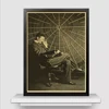 Famous Scientists Nikola Tesla Retro poster Home Furnishing decoration  Kraft Paper Wall Art Home/bar ► Photo 2/6