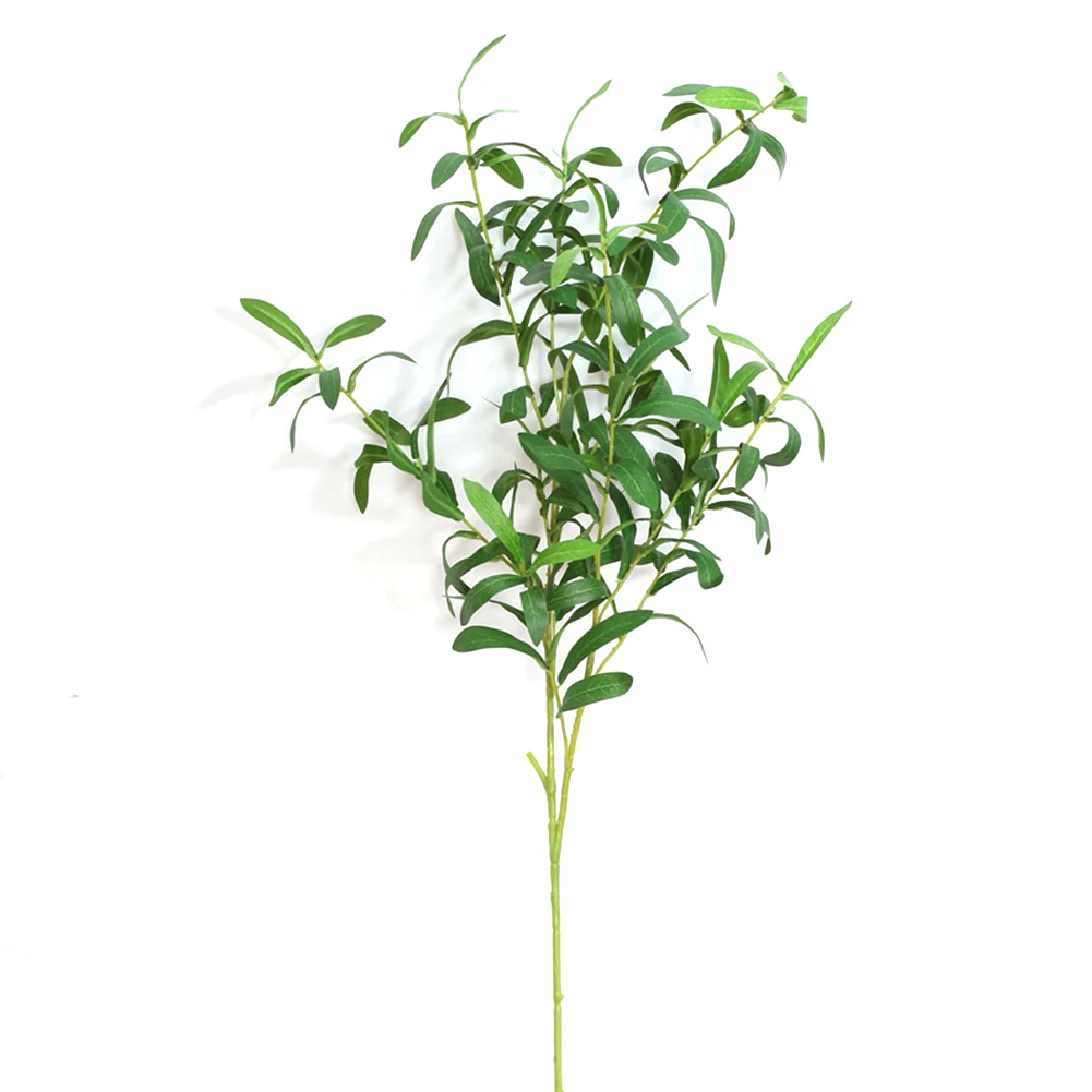 

95cm Silk Leaves Olive Tree Artificial Plants Fake Home Decor Green Branches Vine Bonsai Office European Wedding Flowers Table